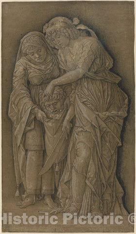 Art Print : Mantegna, Judith with The Head of Holofernes, c. 1480 - Vintage Wall Art