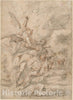 Art Print : Gaspare Diziani, The Sacrifice of Isaac, c. 1755 - Vintage Wall Art