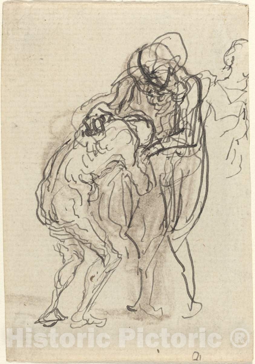 Art Print : HonorÃ© Daumier, The Prodigal Son - Vintage Wall Art