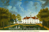 Art Print : A View of Mount Vernon, 1792 or After - Vintage Wall Art