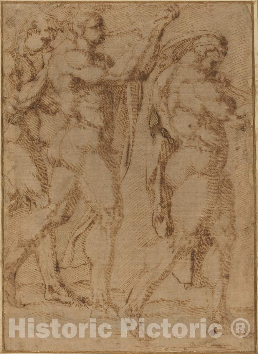 Art Print : Baccio Bandinelli, Triumphal Procession - Vintage Wall Art