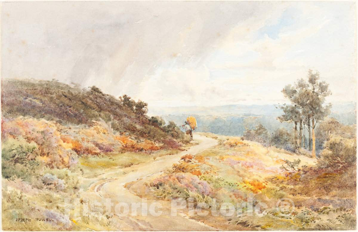 Art Print : Joseph Rubens Powell, Autumn - Vintage Wall Art