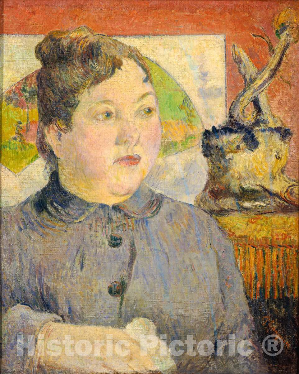 Art Print : Paul Gauguin, Madame Alexandre Kohler, c.1888 - Vintage Wall Art
