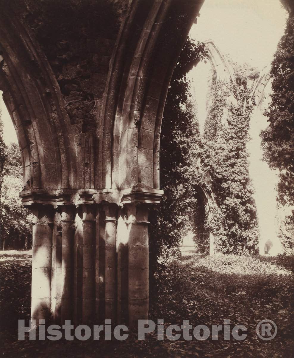 Art Print : EugÃ¨ne Atget, Dammarie-les-LYS, ruines, 1910 - Vintage Wall Art