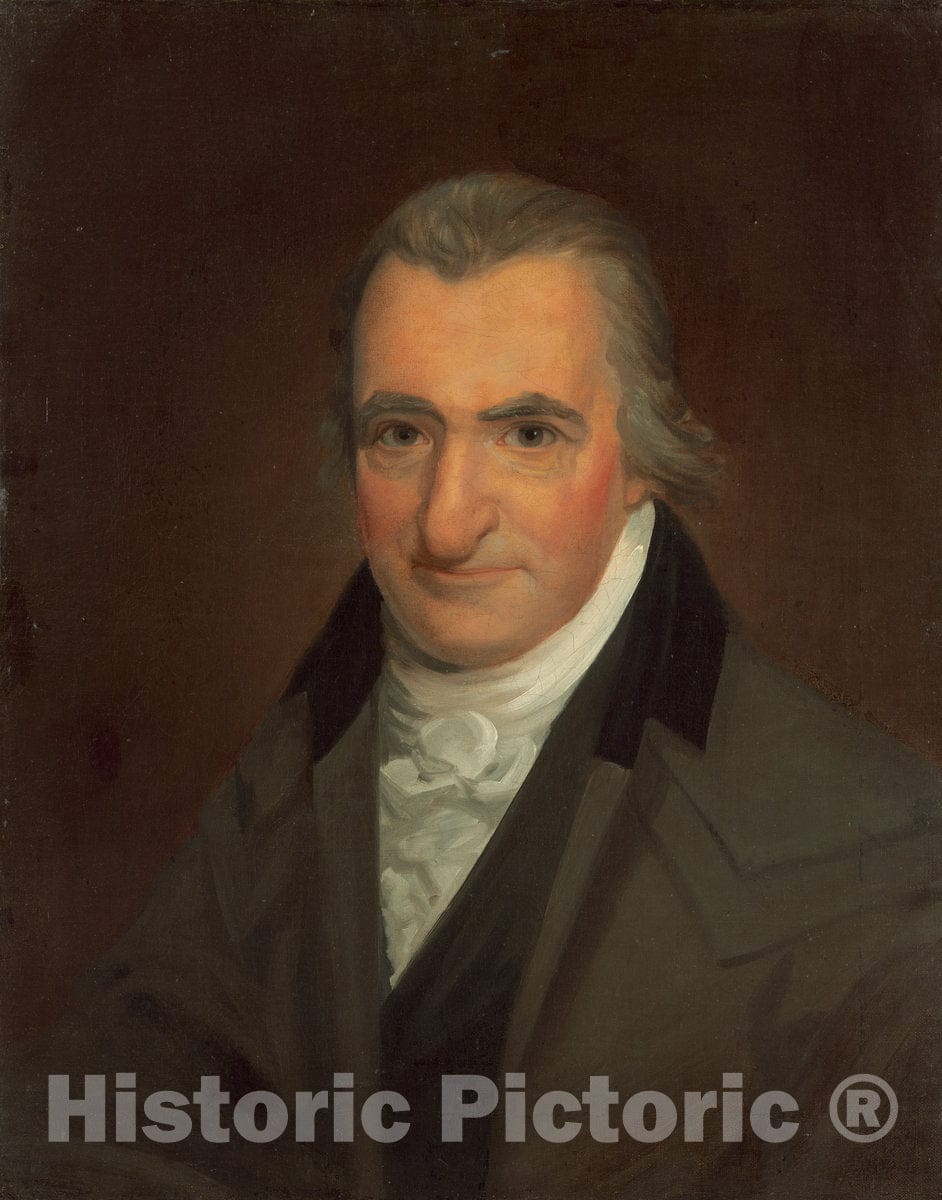 Art Print : John Wesley Jarvis, Thomas Paine, c.1807 - Vintage Wall Art