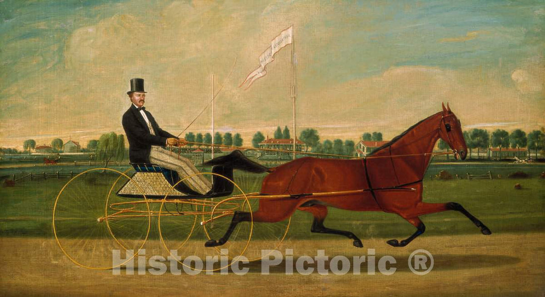 Art Print : Charles S. Humphreys, The Trotter, c. 1860 - Vintage Wall Art