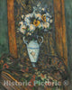 Art Print : Paul CÃ©zanne, Vase of Flowers, c.1902 - Vintage Wall Art