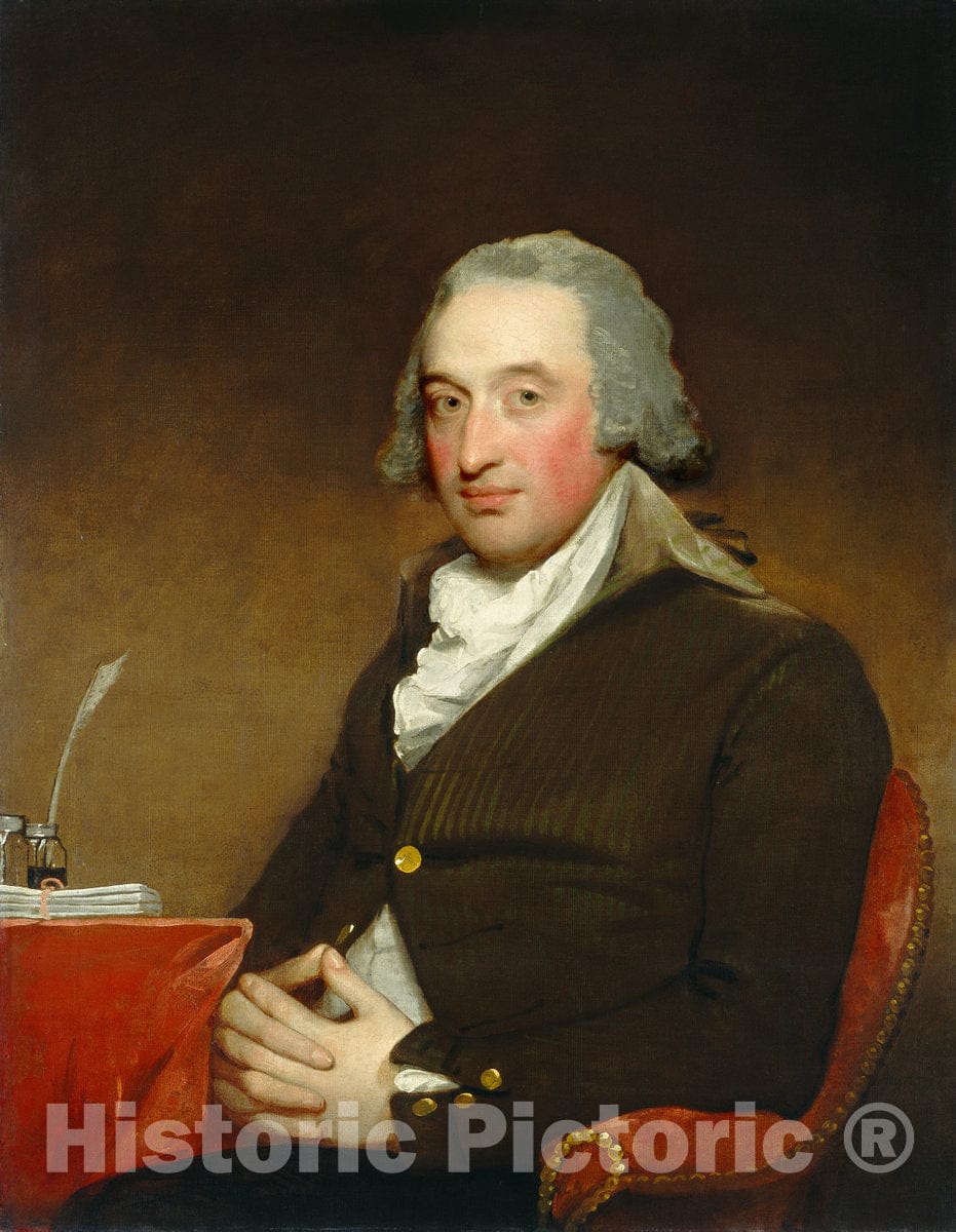 Art Print : Gilbert Stuart, George Pollock, c.1794 - Vintage Wall Art