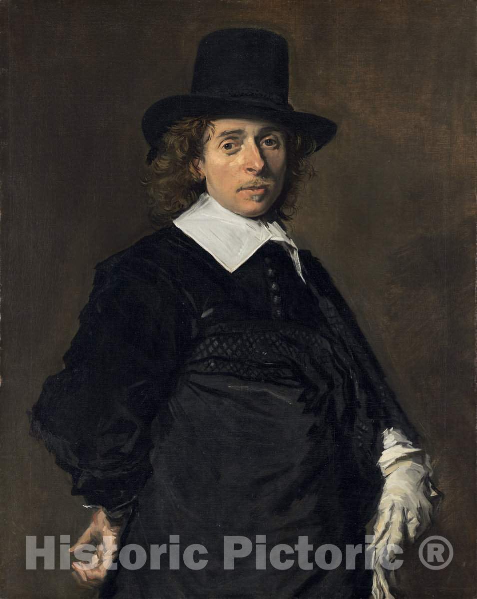 Art Print : Frans Hals, Adriaen Van Ostade, c.1647 - Vintage Wall Art
