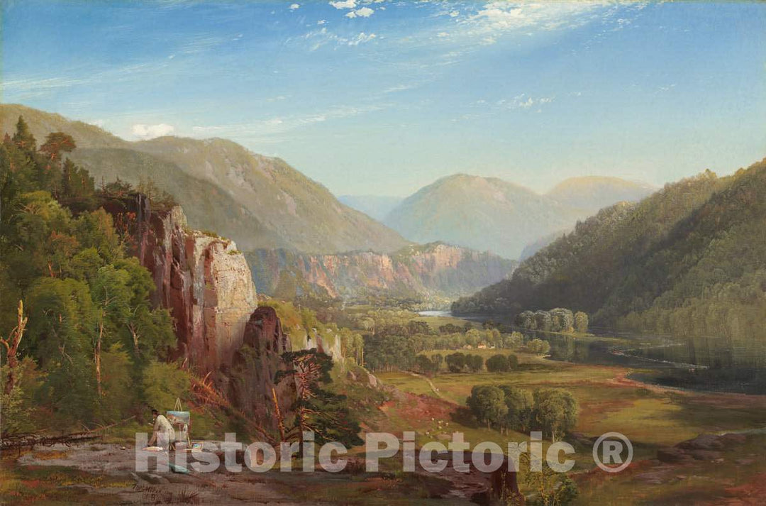 Art Print : Thomas Moran, The Juniata, Evening, 1864 - Vintage Wall Art