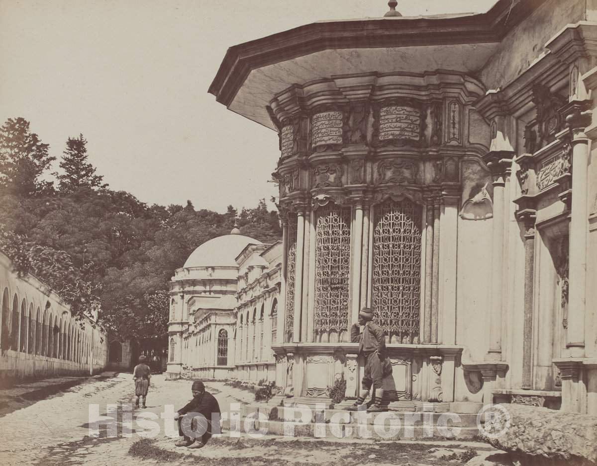 Art Print : James Robertson, Mosque of Eyoub, 1857 - Vintage Wall Art