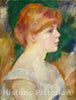 Art Print : Auguste Renoir, Suzanne Valadon, c. 1885 - Vintage Wall Art