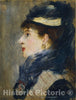 Art Print : Edouard Manet, Portrait of a Lady, c. 1879 - Vintage Wall Art