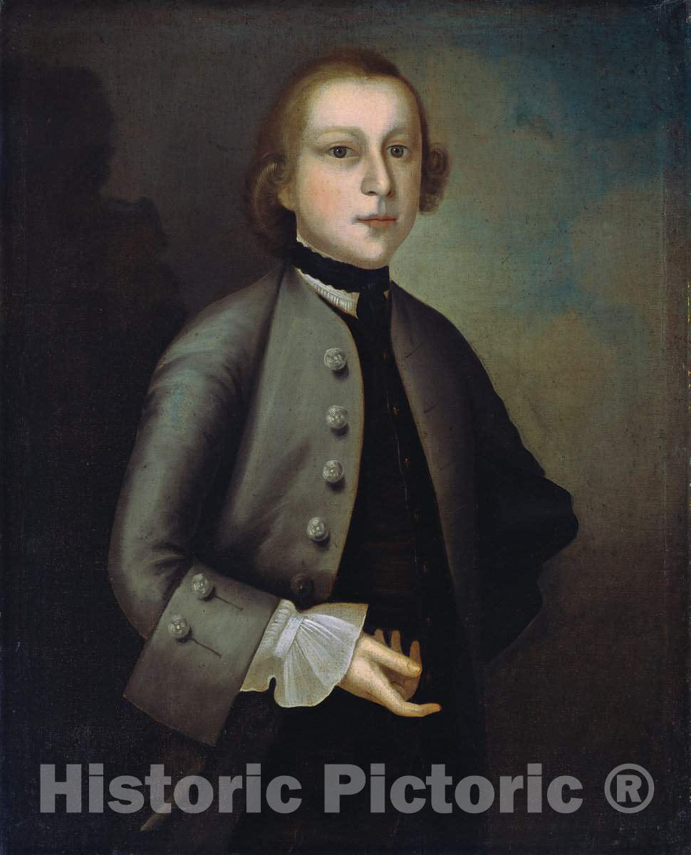 Art Print : Joseph Badger, Isaac Foster, Jr, 1755 - Vintage Wall Art