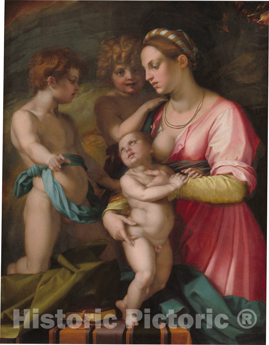 Art Print : Del Sarto, Charity, Before 1530 - Vintage Wall Art