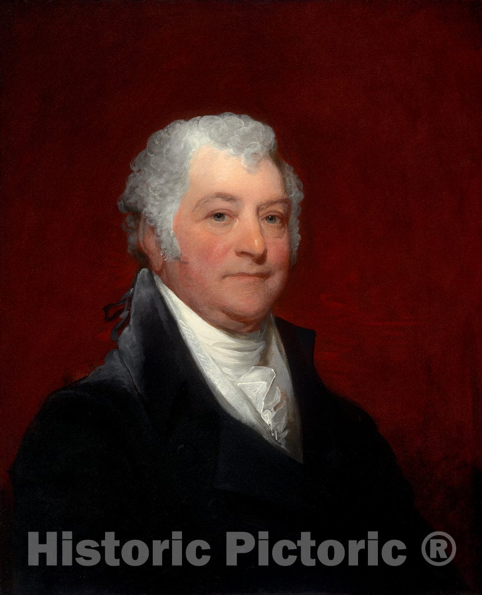 Art Print : Gilbert Stuart, Joseph Coolidge, 1820 - Vintage Wall Art