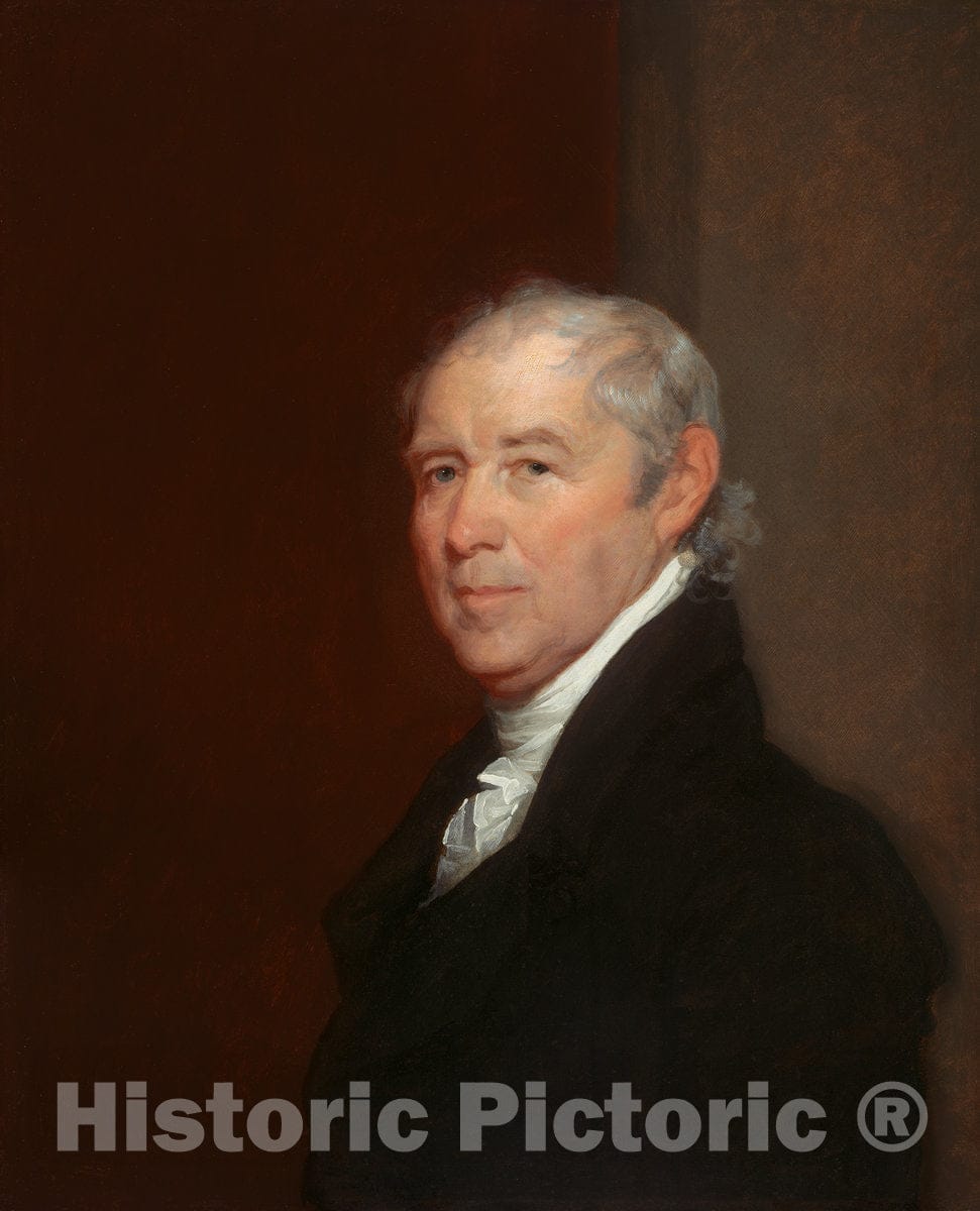 Art Print : Gilbert Stuart, Benjamin Tappan, 1814 - Vintage Wall Art