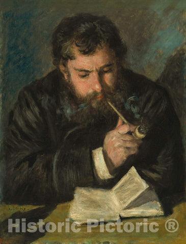 Art Print : Auguste Renoir, Claude Monet, 1872 - Vintage Wall Art