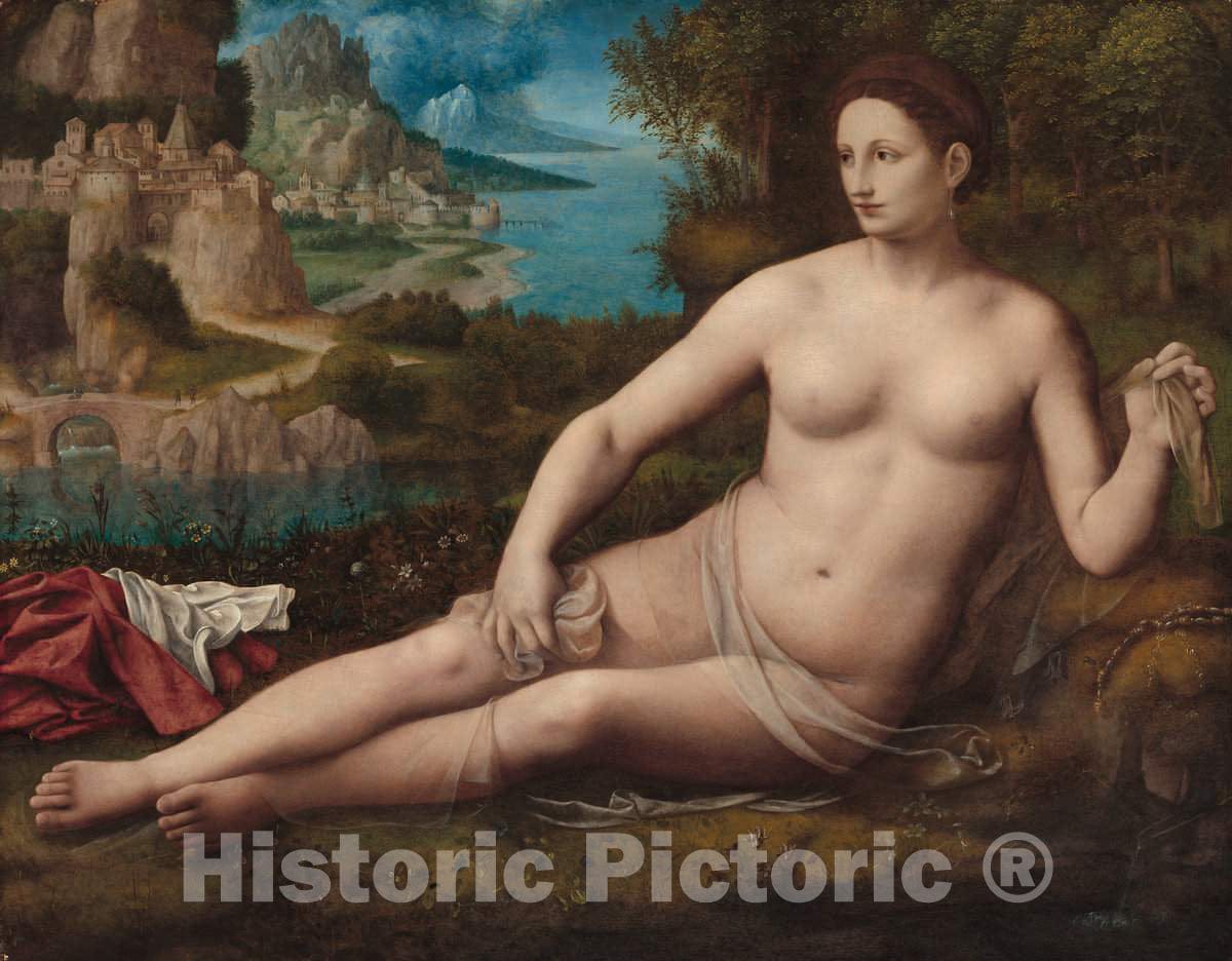 Art Print : Bernardino Luini, Venus, c. 1530 - Vintage Wall Art