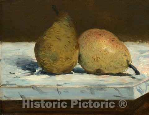 Art Print : Edouard Manet, Pears, 1880 - Vintage Wall Art