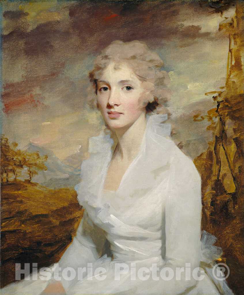 Art Print : Sir Henry Raeburn, Miss Eleanor Urquhart, c. 1793 - Vintage Wall Art