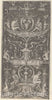 Art Print : Brescia After Nicoletto Modena, Ornamental Panel Inscribed Victoria Augusta, c. 1516 - Vintage Wall Art