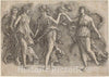 Art Print : Mantegna or Andrea, Four Women Dancing, c. 1497 - Vintage Wall Art