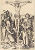 Art Print : Martin Schongauer, The Crucifixion, c. 1480 - Vintage Wall Art