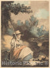 Art Print : Philibert-Louis Debucourt, Pauvre Annette, 1795 - Vintage Wall Art
