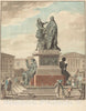 Art Print : Janinet afterMoreau, Projet d'un Monument a Ã©riger Pour le roi, 1790 - Vintage Wall Art