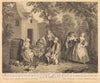 Art Print : Larmessin IV After Lancret, La vieillesse, 1735 - Vintage Wall Art