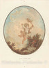 Art Print : Janinet After Fragonard, La Folie, 1777 - Vintage Wall Art
