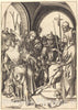 Art Print : Martin Schongauer, Christ Before Annas, c. 1480 - Vintage Wall Art
