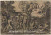 Art Print : Raimondi After Raphael, The Judgment of Paris - Vintage Wall Art
