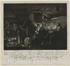 Art Print : Goudt After Adam Elsheimer, Jupiter and Mercury in The House of Philemon and Baucis, 1612 - Vintage Wall Art