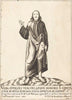 Art Print : Robert Nanteuil, Christ Full-Length, 1643 - Vintage Wall Art