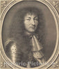 Art Print : Robert Nanteuil, Louis XIV, 1666 - Vintage Wall Art