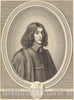Art Print : Robert Nanteuil, Francois Mole, 1649 - Vintage Wall Art