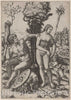 Art Print : Raimondi After Mantegna, Mars, Venus, and Eros, 1508 - Vintage Wall Art