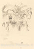 Art Print : James McNeill Whistler, The Long Gallery, Louvre, 1894 - Vintage Wall Art