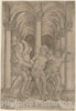 Art Print : Giovanni Antonio da Brescia, Flagellation, 1509 - Vintage Wall Art