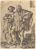 Art Print : Aldegrever, Dancing Couple, 1551 - Vintage Wall Art