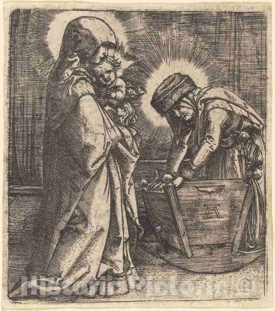 Art Print : Albrecht Altdorfer, The Virgin and Child and Saint Anne, c.1518 - Vintage Wall Art