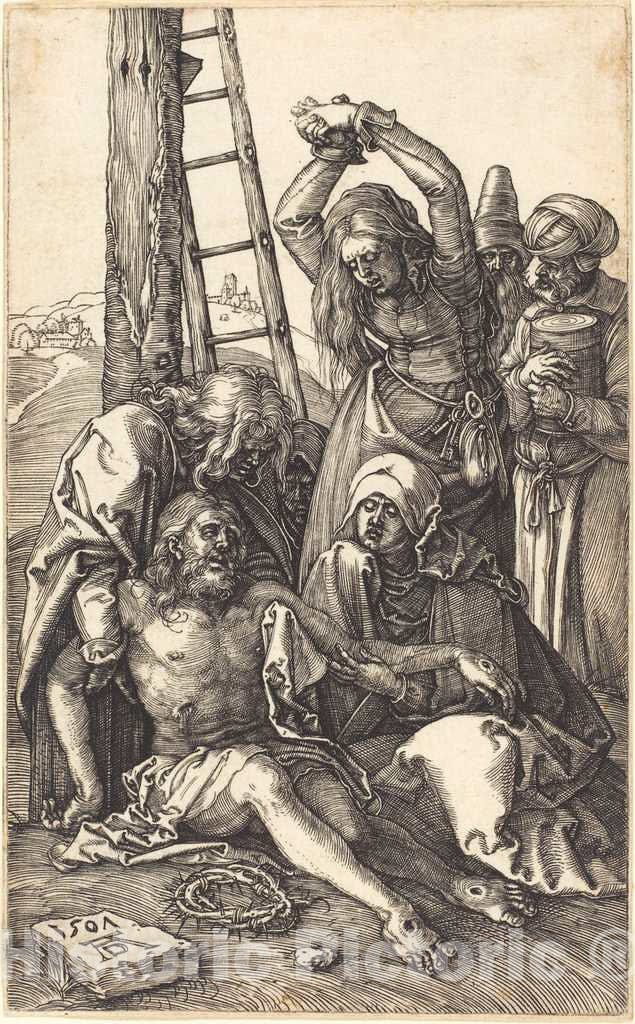 Art Print : Albrecht DÃ¼rer, The Lamentation, 1507 - Vintage Wall Art