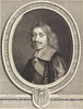 Art Print : Robert Nanteuil, Chancellor Michel Le Tellier, 1661 - Vintage Wall Art