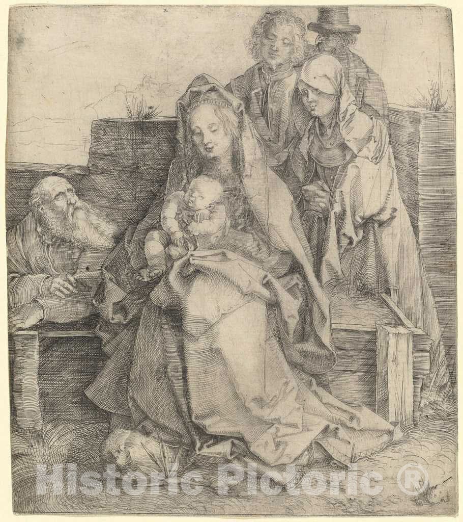 Art Print : Albrecht DÃ¼rer, The Holy Family, c.1513 - Vintage Wall Art