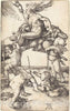 Art Print : Albrecht DÃ¼rer, Witch Riding on a Goat, c.1501 - Vintage Wall Art