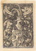 Art Print : Sebald Beham, Coat of Arms with an Eagle, 1543 - Vintage Wall Art