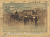 Art Print : FÃ©lix-Hilaire Buhot, Convoi FunÃ¨bre au Boulevard de Clichy (Funeral Procession on The Boulevard de Clichy), 1887 - Vintage Wall Art