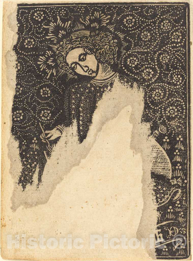 Art Print : Stoeger Passion, Saint Margaret, c. 1460 - Vintage Wall Art